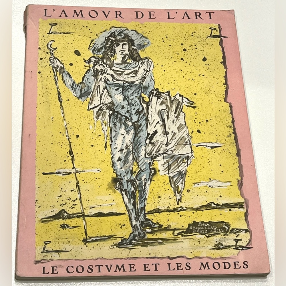 L'Amour de L'Art Le Costume et les Modes / 1st Edition 1952, English Edition
